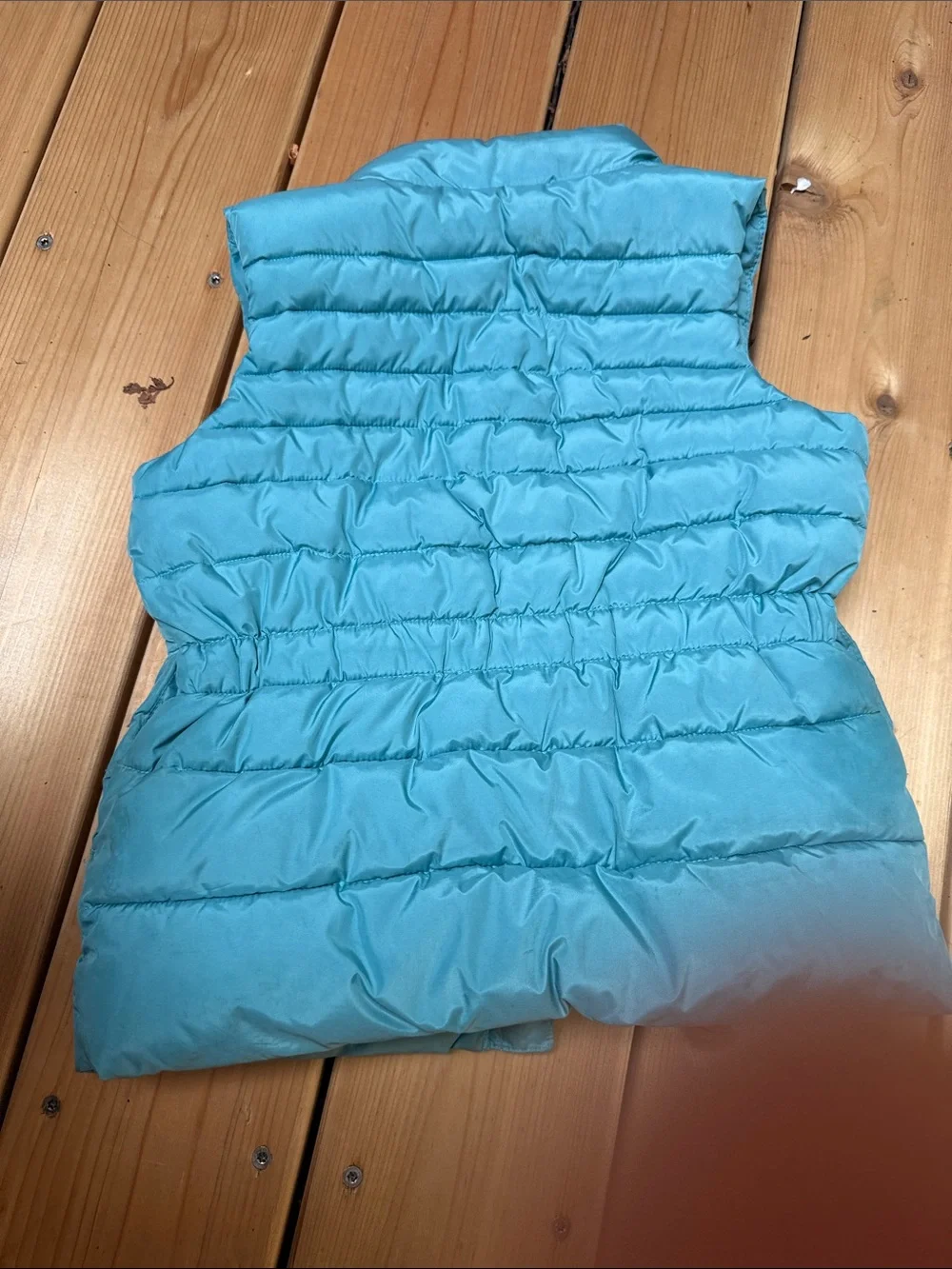 GAP Teal Quilted Puffer Vest